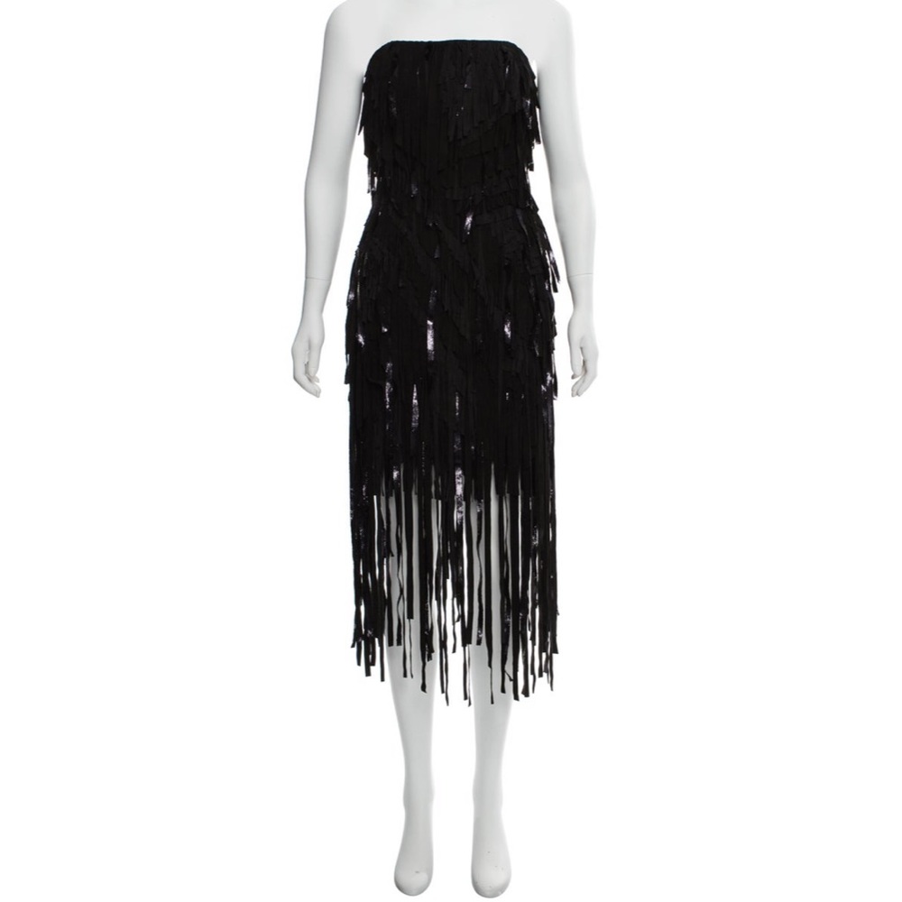 Mathieu Mirano fringe dress